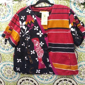 2134 Size Large Units Brand Lined Short Sleeve Jacket